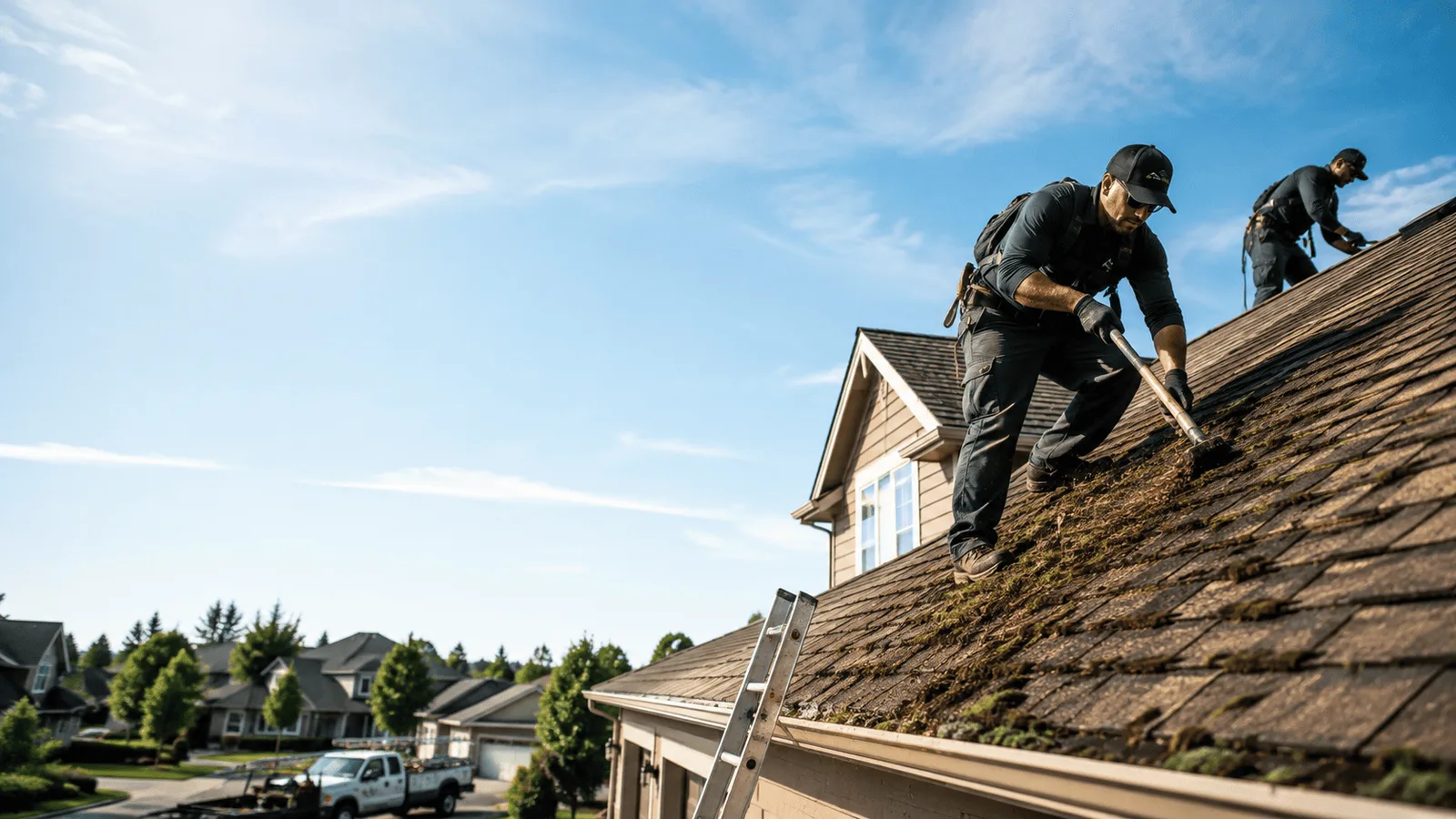Roof Moss Removal in Plainfield, IN near me